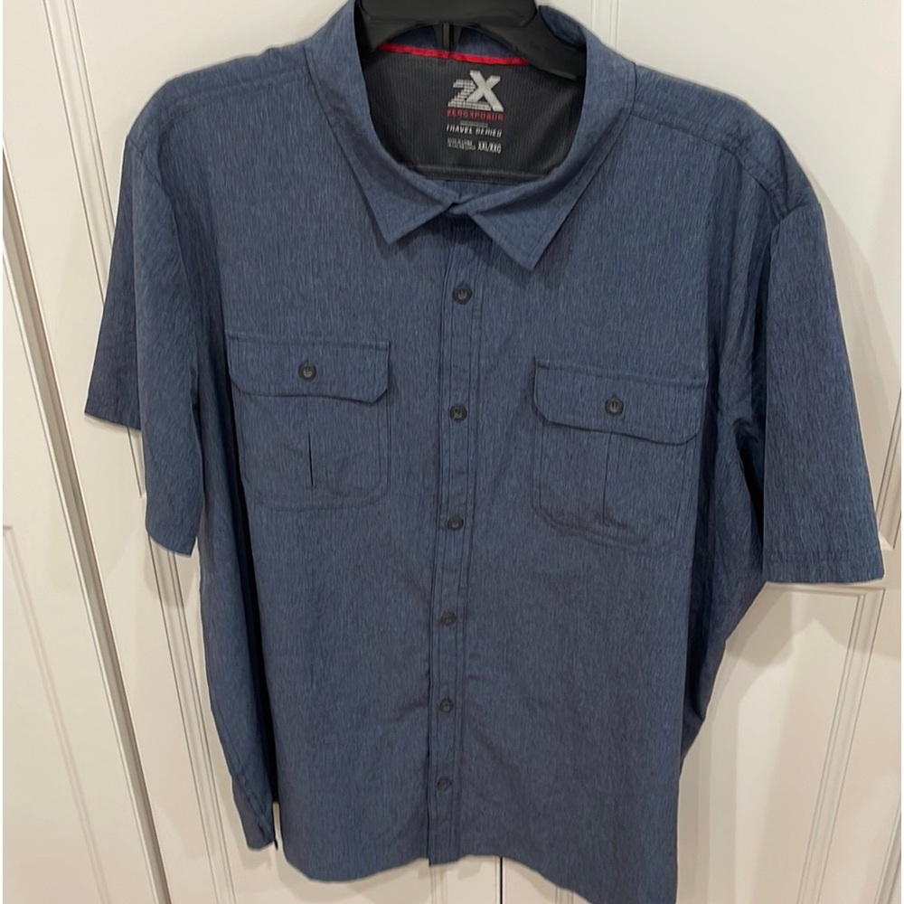 Dri fit material men’s utility short sleeve shirt
